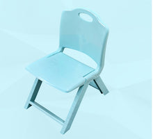 Load image into Gallery viewer, Thickened Plastic Folding  Chair Portable Stool Portable Children's Chair Cute Kids Furniture  Plastic