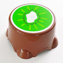 Load image into Gallery viewer, 4 Colors Lovely Cartoon Stools Fruit Pattern Living Room Non-slip Bath Bench Child Stool Plastic PP Changing Shoes Stool